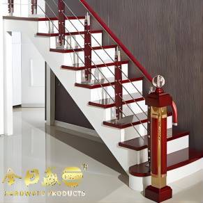 木製菱形拉絲樓梯扶手